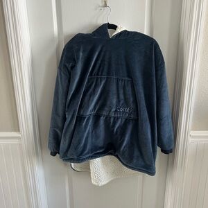 The Comfy Original Jr Blue Hooded Jacket